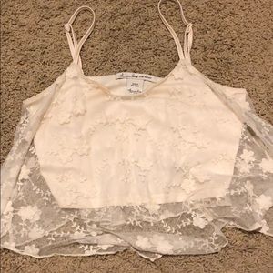 Lace crop top
